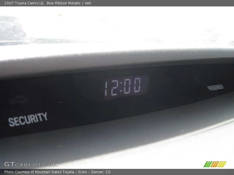 Blue Ribbon Metallic / Ash 2007 Toyota Camry LE