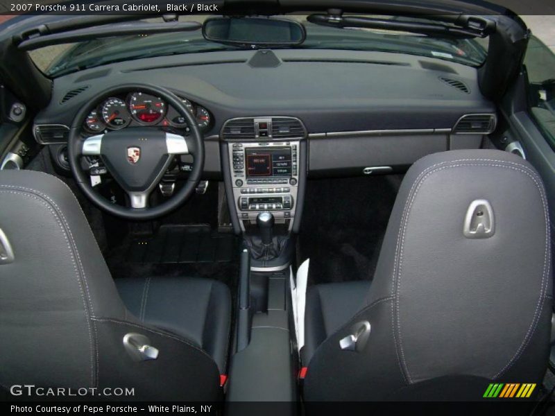 Black / Black 2007 Porsche 911 Carrera Cabriolet