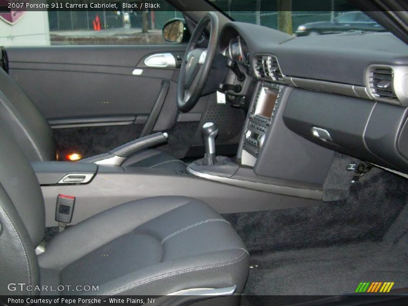 Black / Black 2007 Porsche 911 Carrera Cabriolet