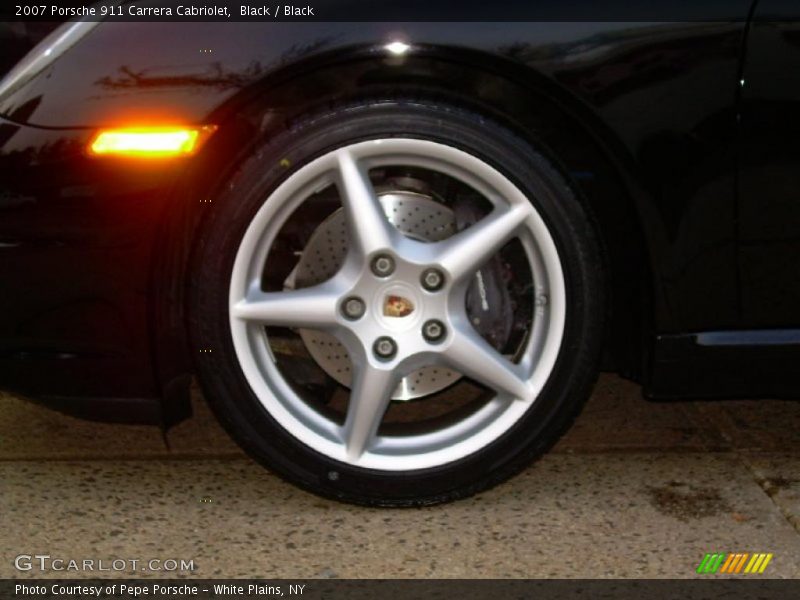 Black / Black 2007 Porsche 911 Carrera Cabriolet