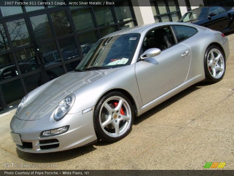 Arctic Silver Metallic / Black 2007 Porsche 911 Carrera S Coupe