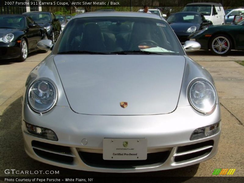 Arctic Silver Metallic / Black 2007 Porsche 911 Carrera S Coupe