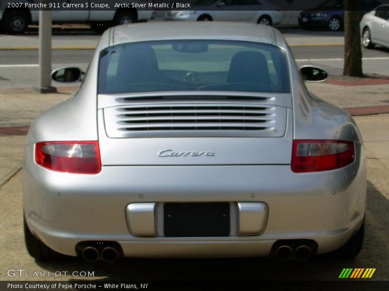 Arctic Silver Metallic / Black 2007 Porsche 911 Carrera S Coupe