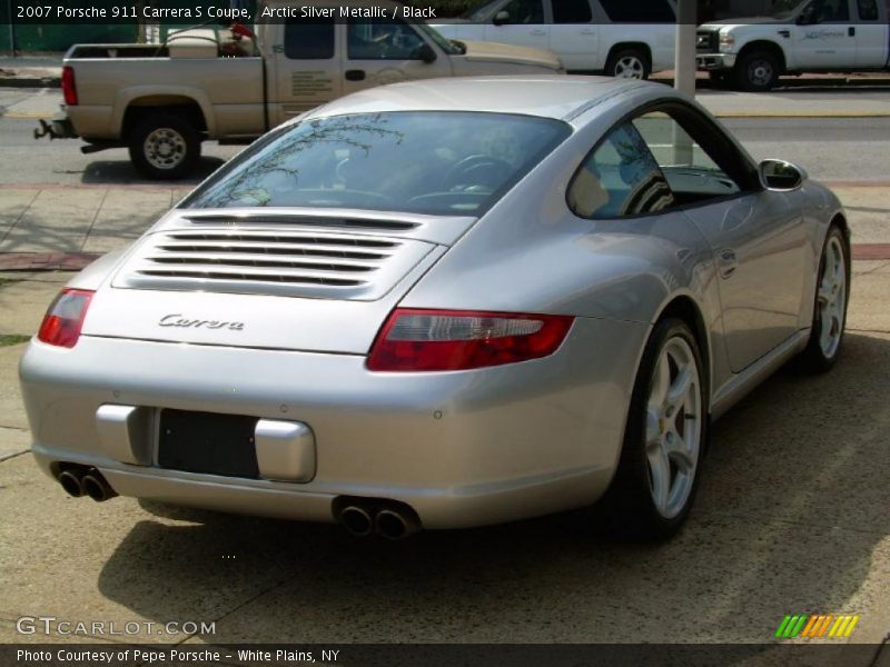Arctic Silver Metallic / Black 2007 Porsche 911 Carrera S Coupe