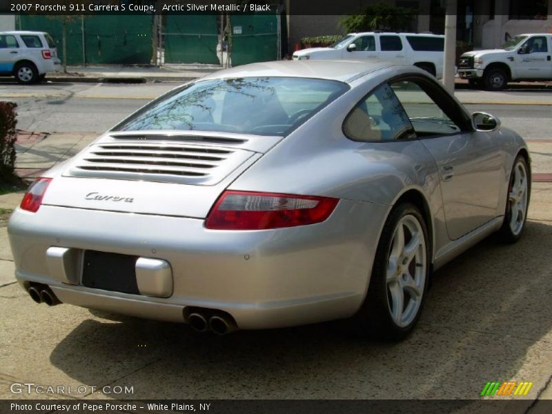 Arctic Silver Metallic / Black 2007 Porsche 911 Carrera S Coupe