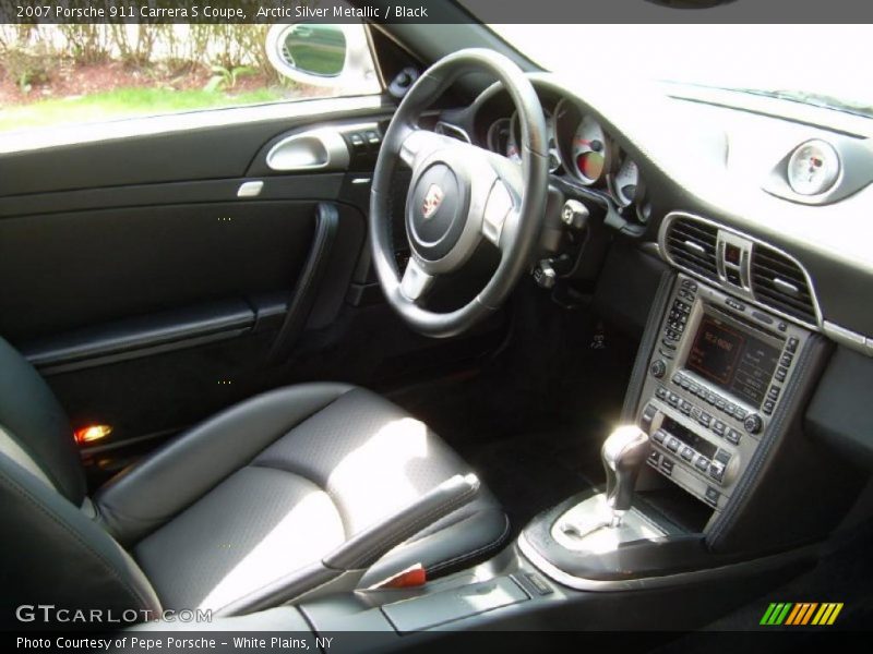 Arctic Silver Metallic / Black 2007 Porsche 911 Carrera S Coupe