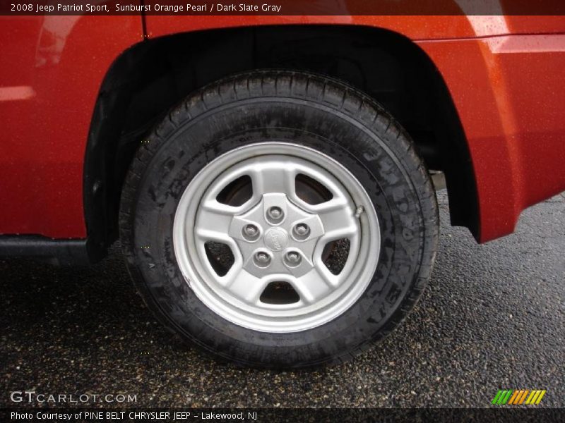 Sunburst Orange Pearl / Dark Slate Gray 2008 Jeep Patriot Sport
