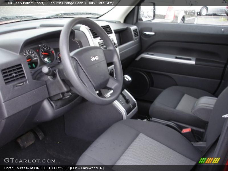 Sunburst Orange Pearl / Dark Slate Gray 2008 Jeep Patriot Sport