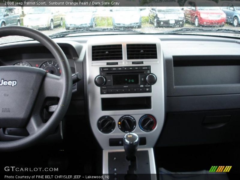 Sunburst Orange Pearl / Dark Slate Gray 2008 Jeep Patriot Sport