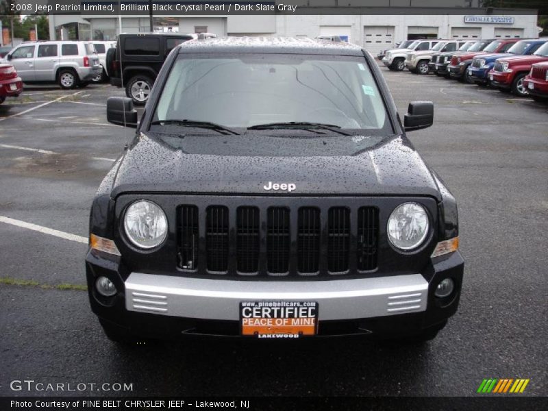 Brilliant Black Crystal Pearl / Dark Slate Gray 2008 Jeep Patriot Limited
