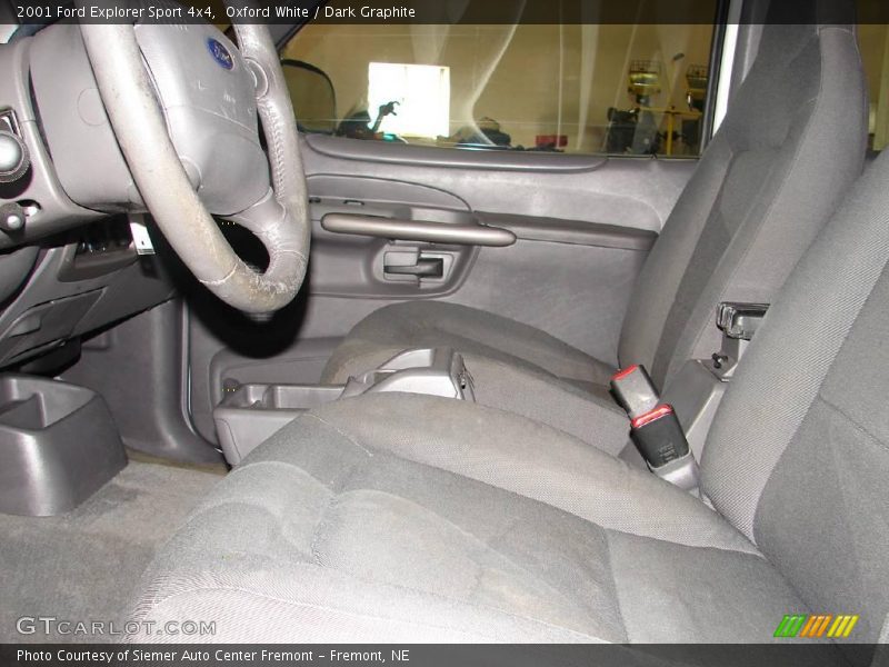 Oxford White / Dark Graphite 2001 Ford Explorer Sport 4x4
