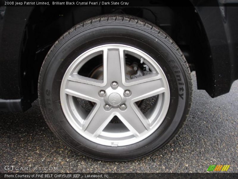 Brilliant Black Crystal Pearl / Dark Slate Gray 2008 Jeep Patriot Limited