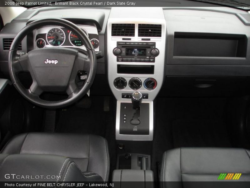 Brilliant Black Crystal Pearl / Dark Slate Gray 2008 Jeep Patriot Limited