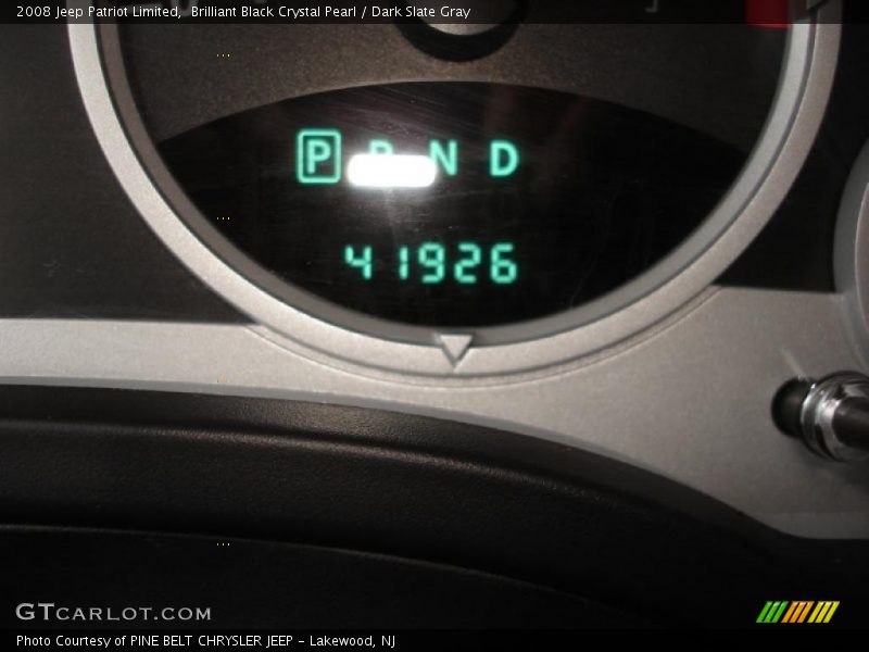 Brilliant Black Crystal Pearl / Dark Slate Gray 2008 Jeep Patriot Limited