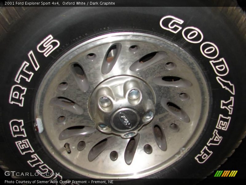 Oxford White / Dark Graphite 2001 Ford Explorer Sport 4x4