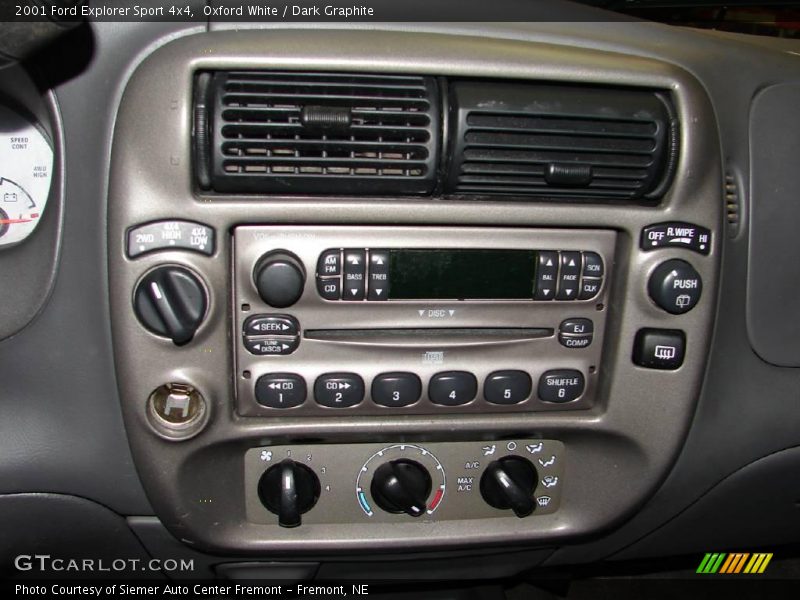 Oxford White / Dark Graphite 2001 Ford Explorer Sport 4x4