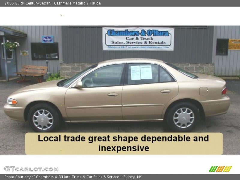 Cashmere Metallic / Taupe 2005 Buick Century Sedan