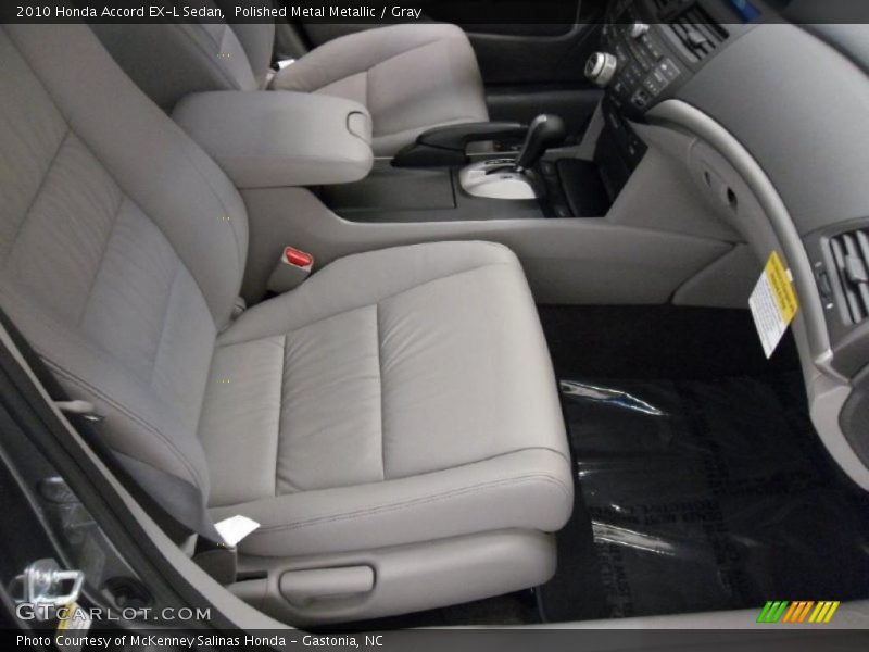 Polished Metal Metallic / Gray 2010 Honda Accord EX-L Sedan