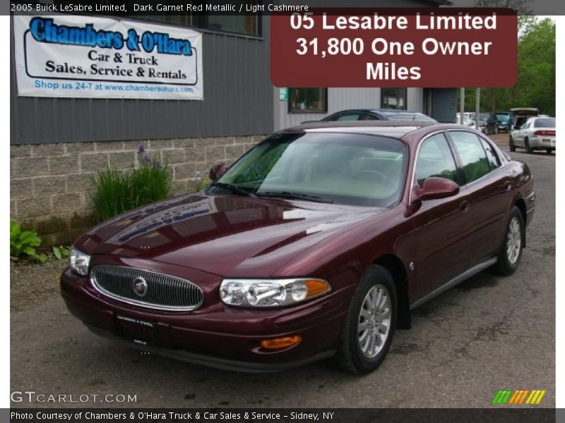 Dark Garnet Red Metallic / Light Cashmere 2005 Buick LeSabre Limited