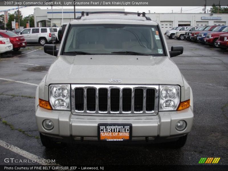 Light Graystone Pearl / Dark Khaki/Light Graystone 2007 Jeep Commander Sport 4x4