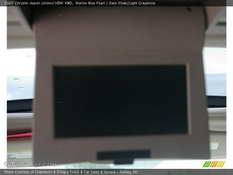 Marine Blue Pearl / Dark Khaki/Light Graystone 2007 Chrysler Aspen Limited HEMI 4WD