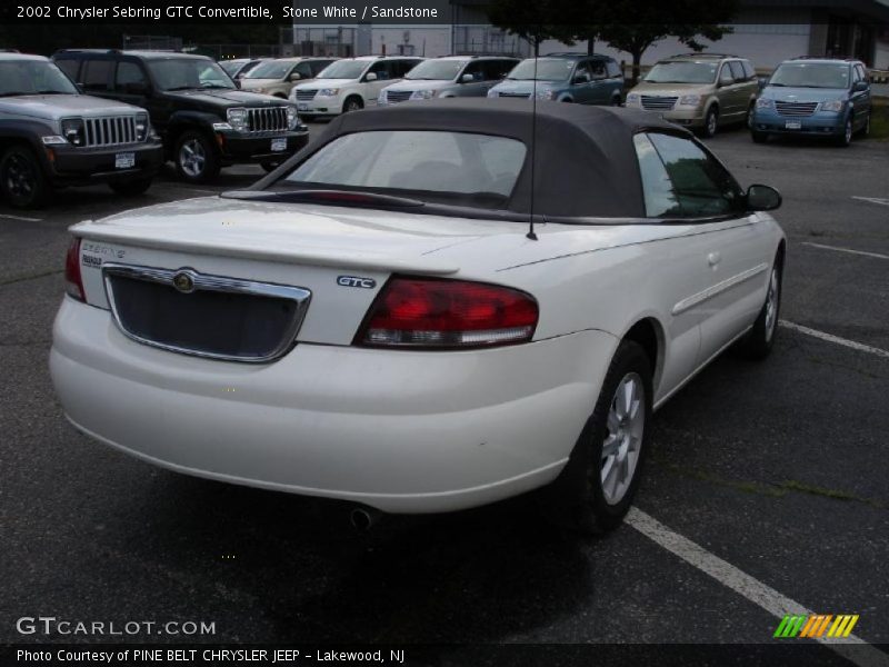 Stone White / Sandstone 2002 Chrysler Sebring GTC Convertible