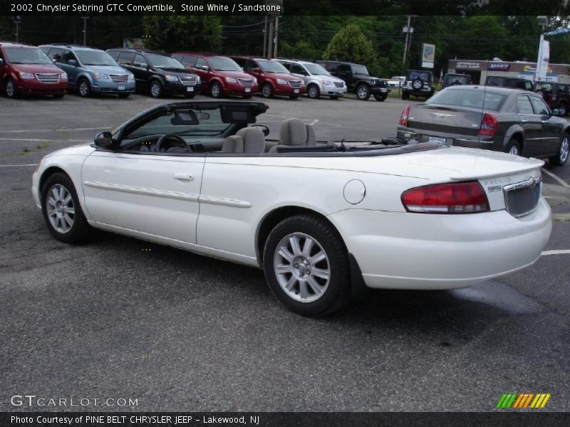 Stone White / Sandstone 2002 Chrysler Sebring GTC Convertible