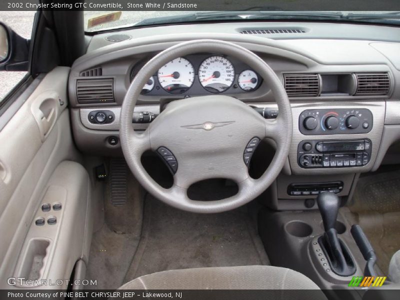 Stone White / Sandstone 2002 Chrysler Sebring GTC Convertible