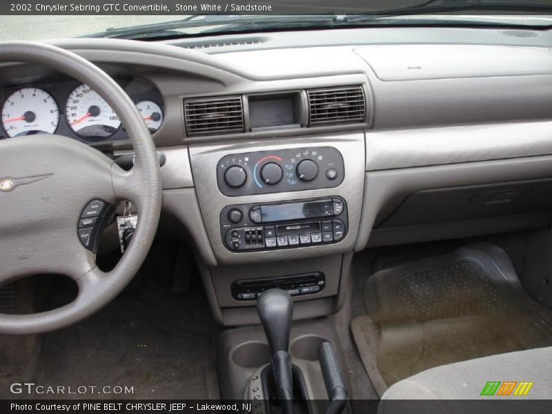 Stone White / Sandstone 2002 Chrysler Sebring GTC Convertible