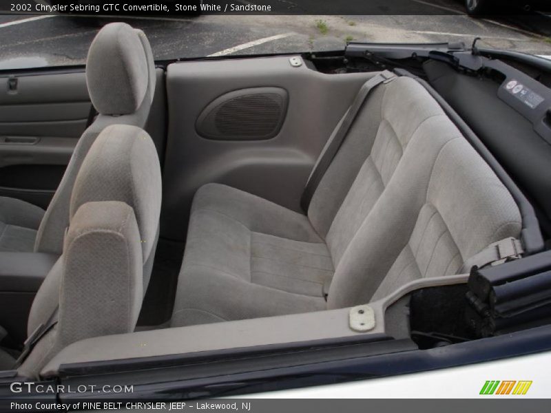 Stone White / Sandstone 2002 Chrysler Sebring GTC Convertible