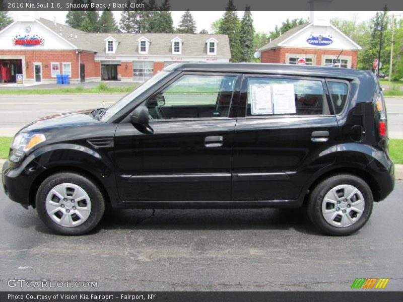 Shadow Black / Black Cloth 2010 Kia Soul 1.6