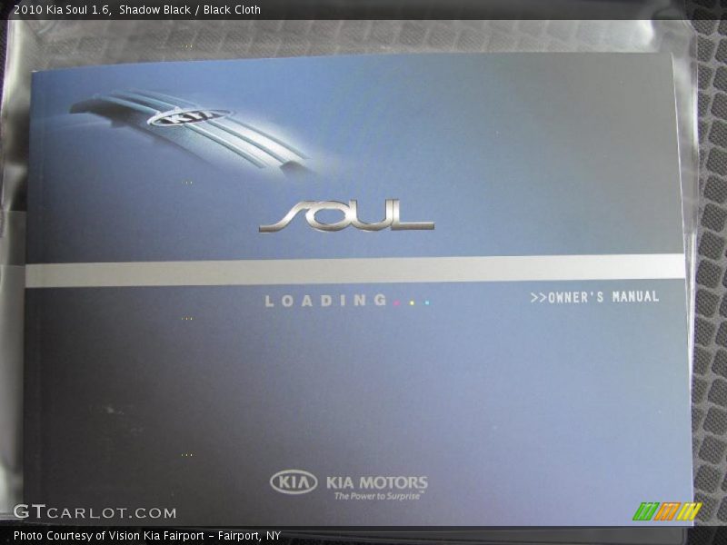 Shadow Black / Black Cloth 2010 Kia Soul 1.6