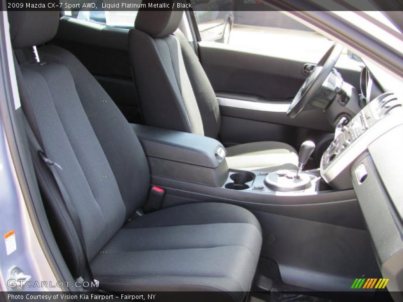 Liquid Platinum Metallic / Black 2009 Mazda CX-7 Sport AWD