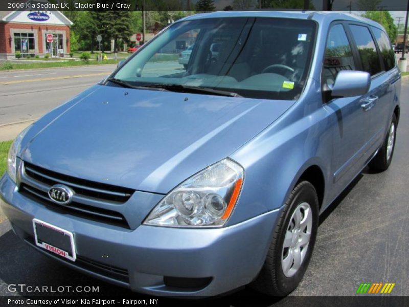 Glacier Blue / Gray 2006 Kia Sedona LX