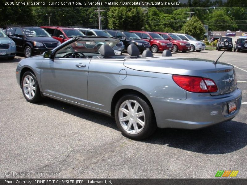 Silver Steel Metallic / Dark Slate Gray/Light Slate Gray 2008 Chrysler Sebring Touring Convertible