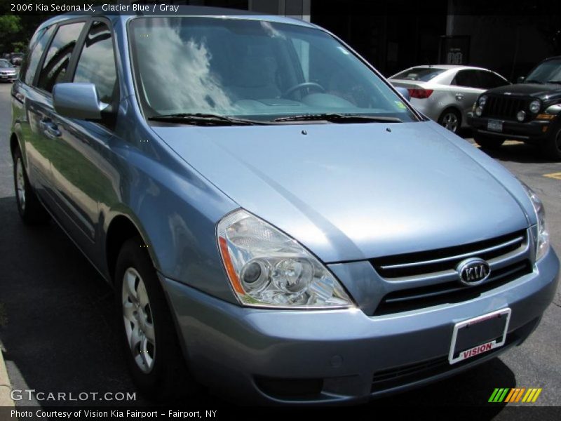 Glacier Blue / Gray 2006 Kia Sedona LX
