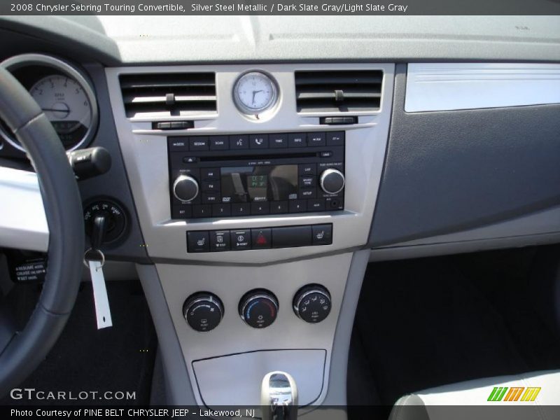 Silver Steel Metallic / Dark Slate Gray/Light Slate Gray 2008 Chrysler Sebring Touring Convertible