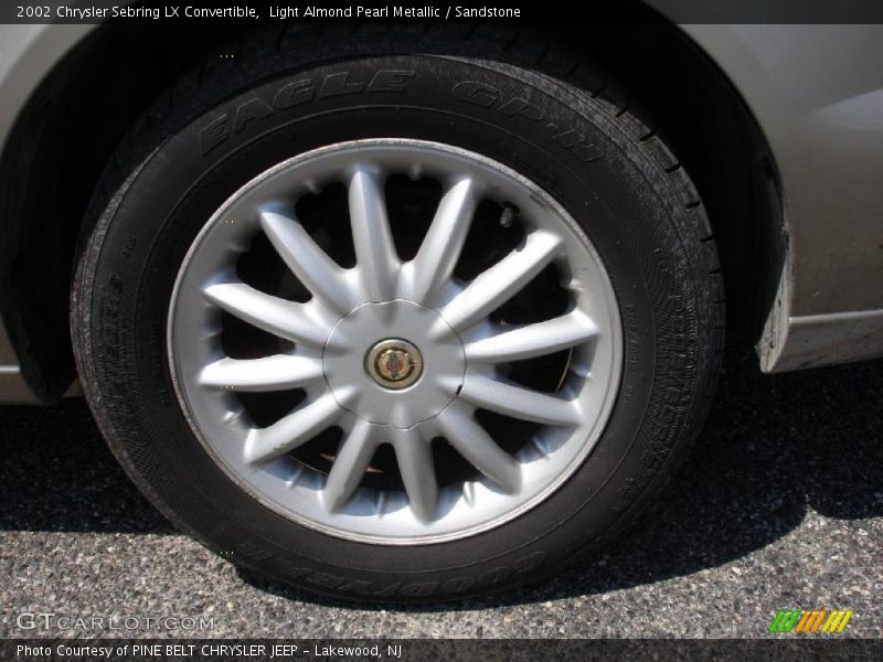 Light Almond Pearl Metallic / Sandstone 2002 Chrysler Sebring LX Convertible