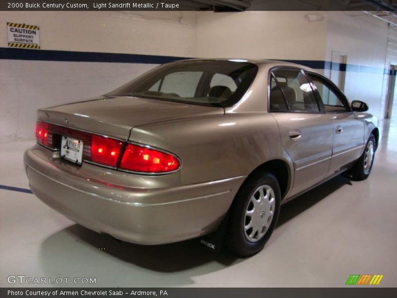 Light Sandrift Metallic / Taupe 2000 Buick Century Custom