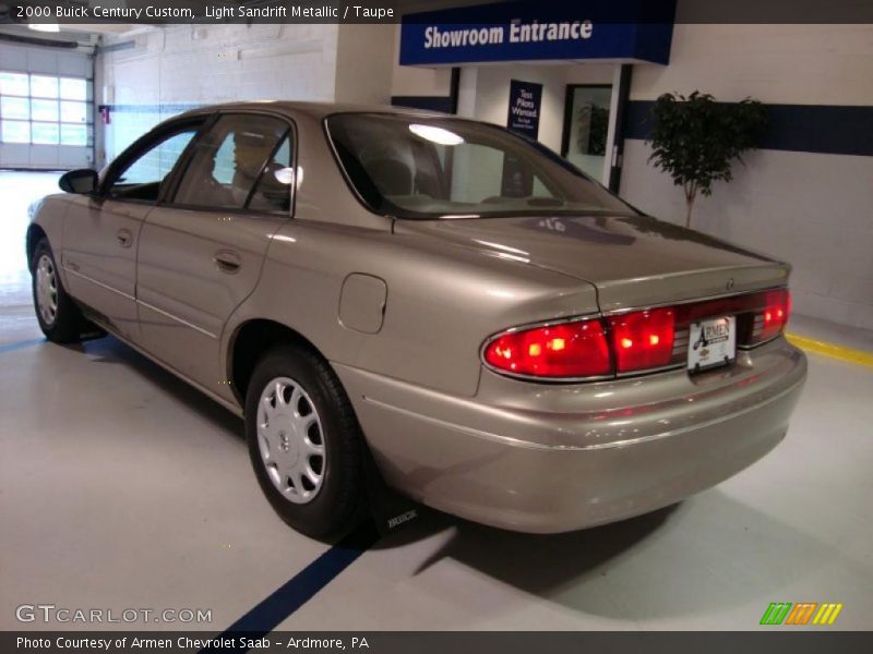 Light Sandrift Metallic / Taupe 2000 Buick Century Custom