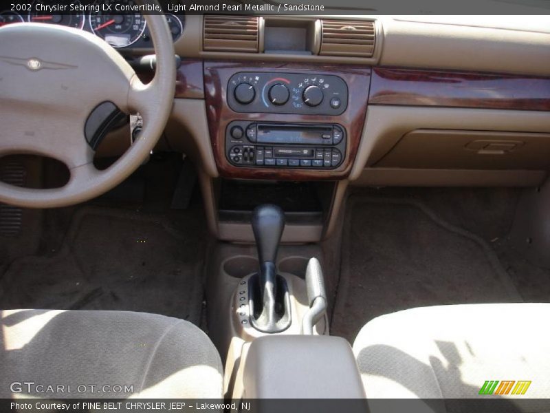 Light Almond Pearl Metallic / Sandstone 2002 Chrysler Sebring LX Convertible