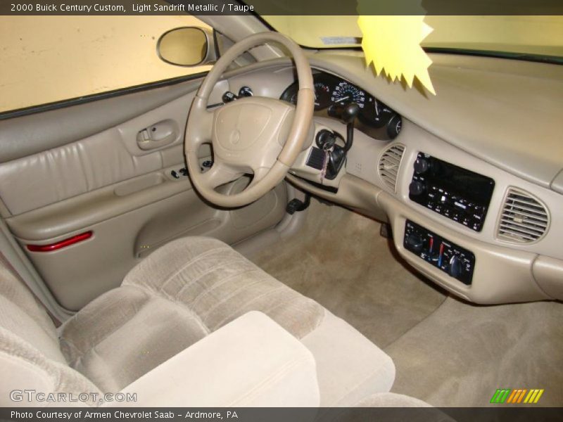 Light Sandrift Metallic / Taupe 2000 Buick Century Custom