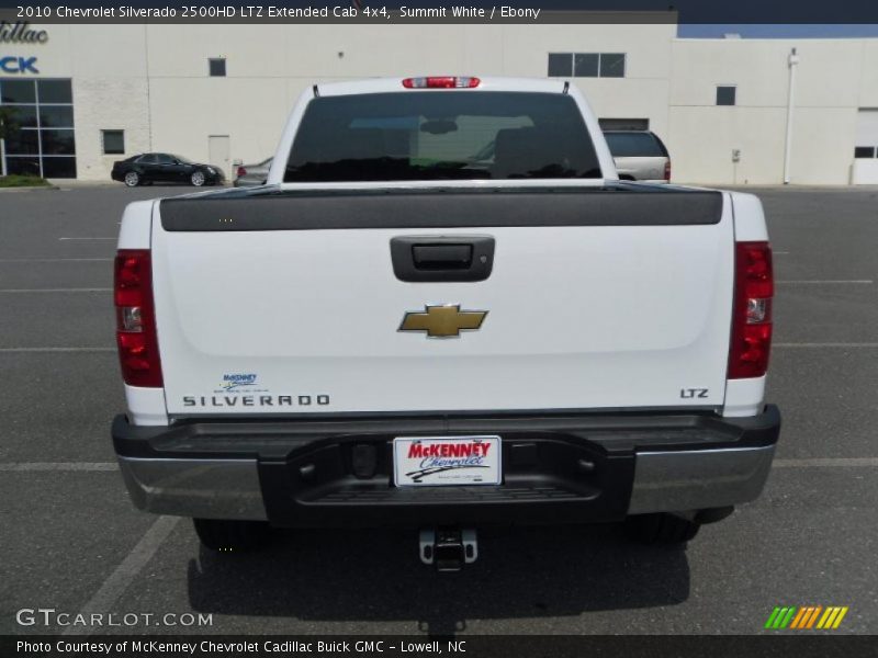 Summit White / Ebony 2010 Chevrolet Silverado 2500HD LTZ Extended Cab 4x4