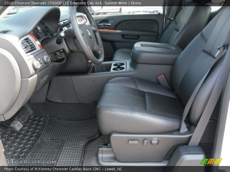 Summit White / Ebony 2010 Chevrolet Silverado 2500HD LTZ Extended Cab 4x4