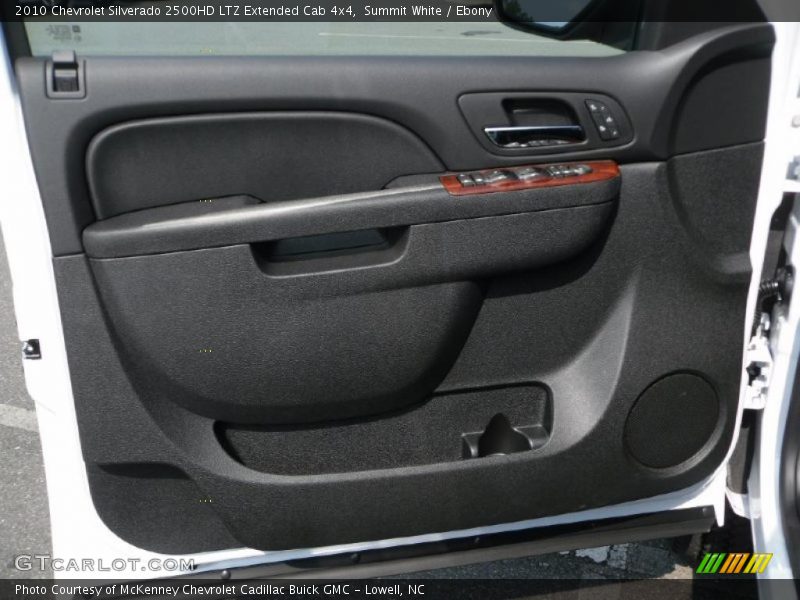Summit White / Ebony 2010 Chevrolet Silverado 2500HD LTZ Extended Cab 4x4