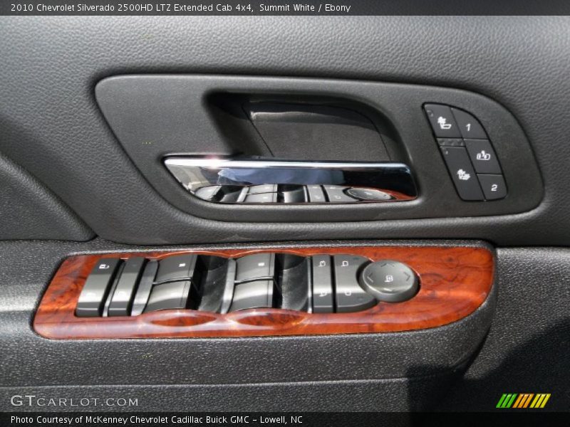 Summit White / Ebony 2010 Chevrolet Silverado 2500HD LTZ Extended Cab 4x4