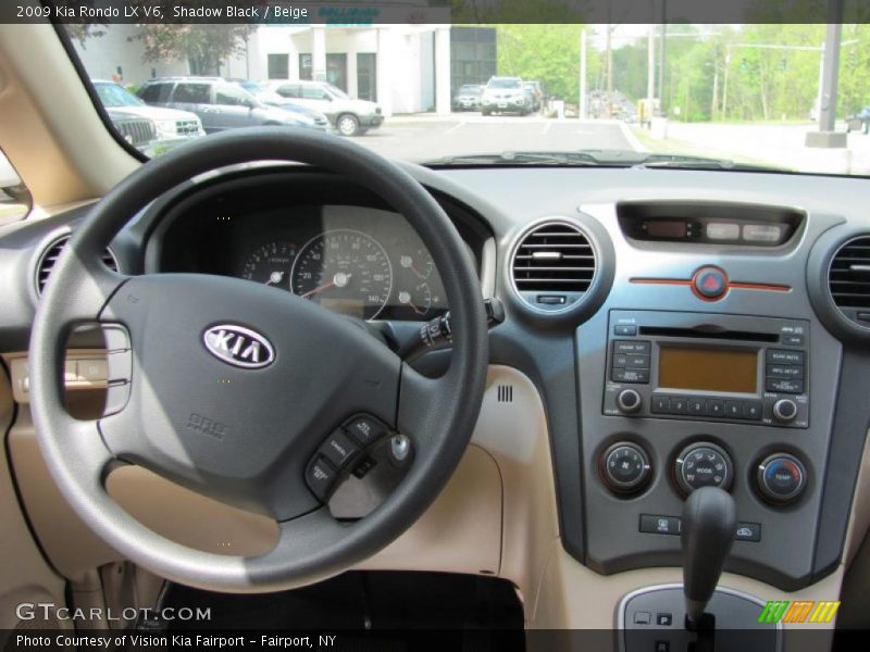 Shadow Black / Beige 2009 Kia Rondo LX V6