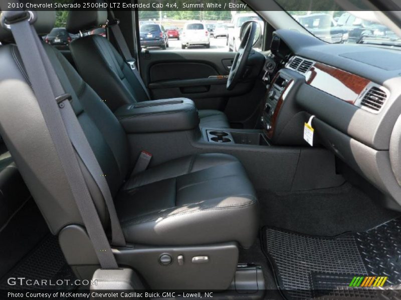 Summit White / Ebony 2010 Chevrolet Silverado 2500HD LTZ Extended Cab 4x4