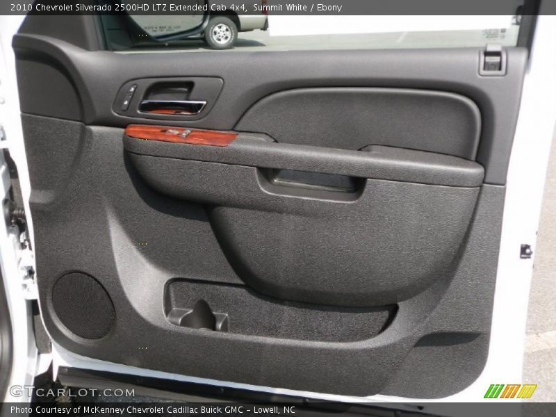 Summit White / Ebony 2010 Chevrolet Silverado 2500HD LTZ Extended Cab 4x4