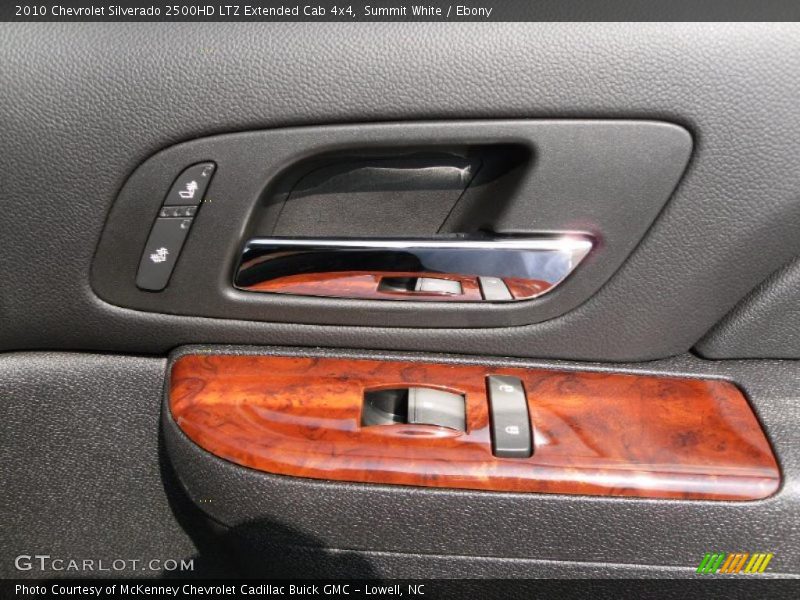 Summit White / Ebony 2010 Chevrolet Silverado 2500HD LTZ Extended Cab 4x4